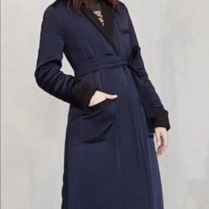 Reformation  Navy Black Krishna puffy coat